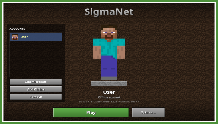 SigmaNet launcher